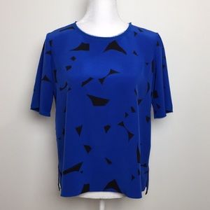 Vince Silk Short Sleeve Top